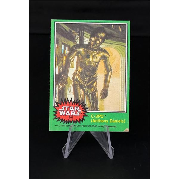 1977 Topps Star Wars C-3PO 207 Trading Card