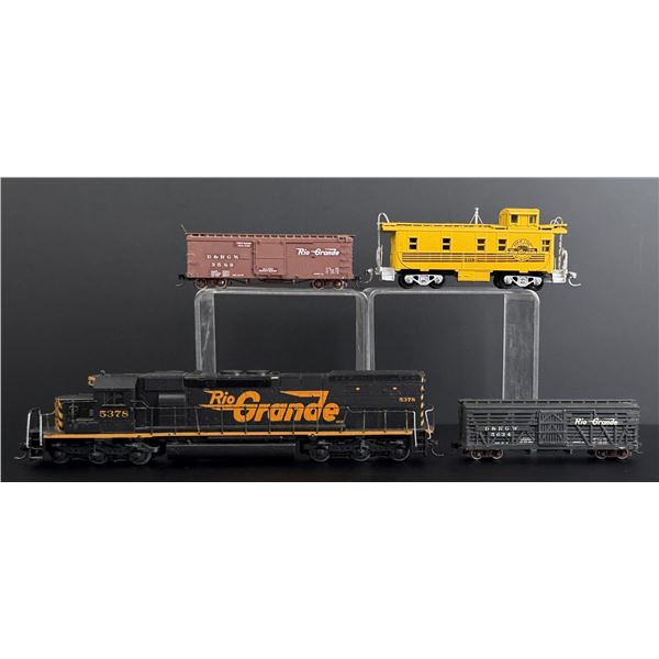 Collection of Athearn Rio Grande Locomotives Cars