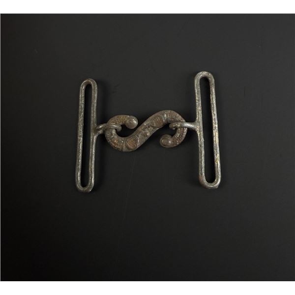 Confederate Civil War Snake Belt Buckle