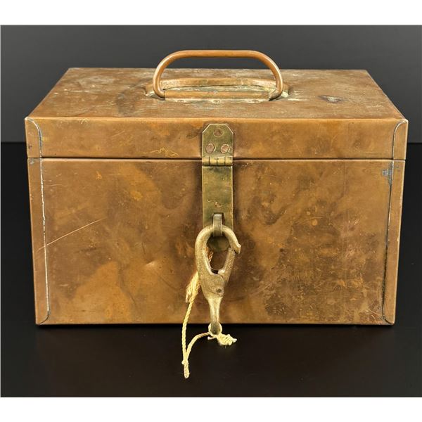 Brass and Copper Fishing Tackle Box