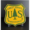 Image 1 : Porcelain USFS US Forest Service Shield Sign