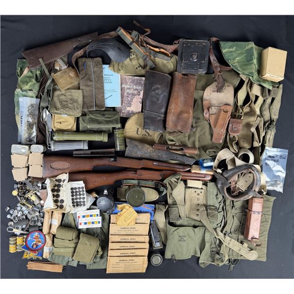 Collection of WW2 US Army Surplus