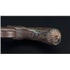 Image 10 : Cannon Barrel Silver Gold Inlaid Boxlock Pistol
