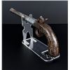 Image 4 : Cannon Barrel Silver Gold Inlaid Boxlock Pistol