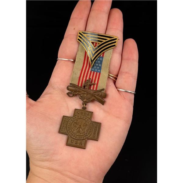 Spanish American War Veterans Medal Numbered