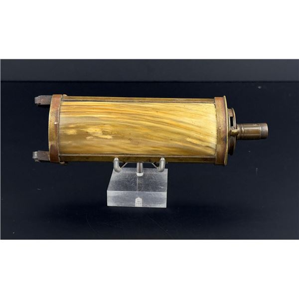 17th Century French Horn Powder Flask