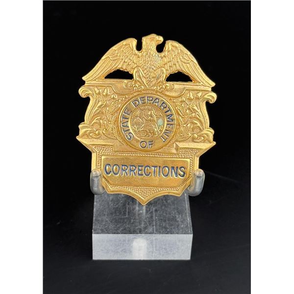 California State Department of Corrections Badge