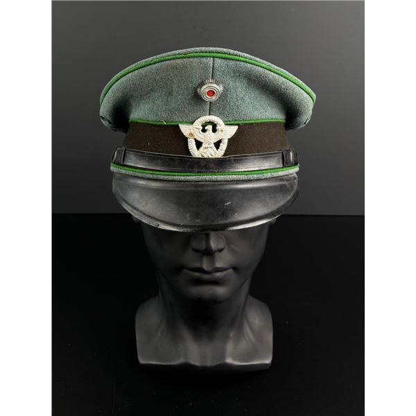 WW2 German Schutzpolizei Police Visor Cap