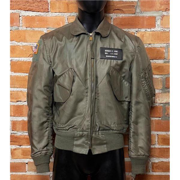Desert Storm Roger Uhe Named Army Bomber Jacket