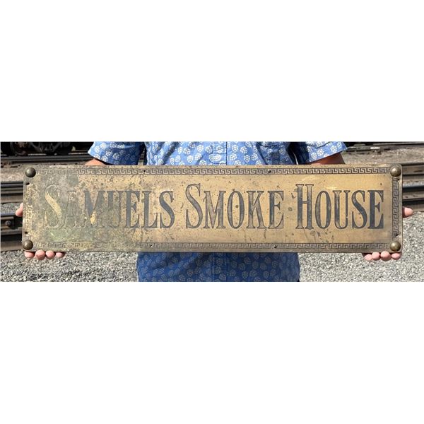Samuels Smoke House California Tobacco Store Sign