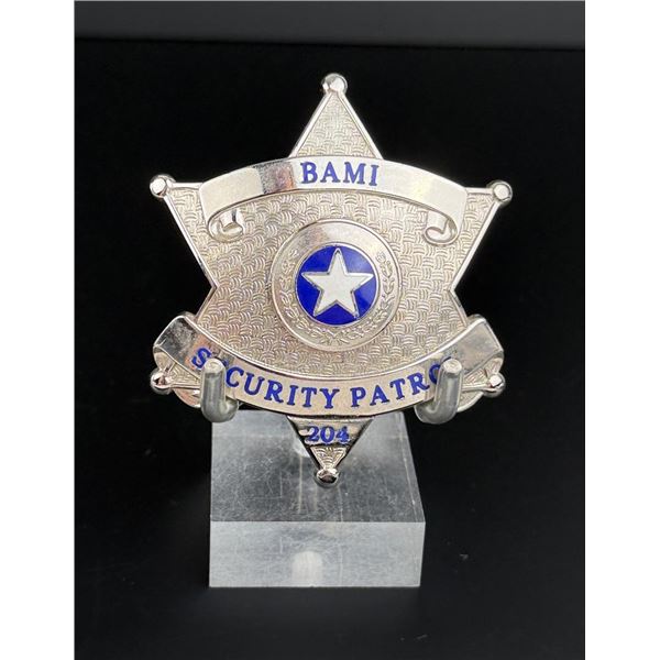 Bami Security Patrol Badge