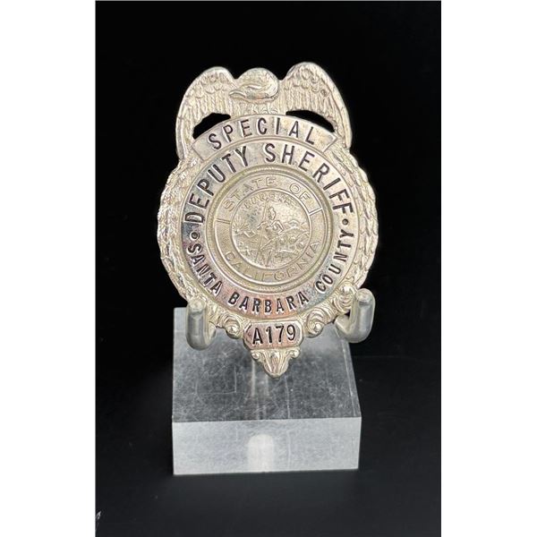 Santa Barbara California Deputy Sheriff Badge