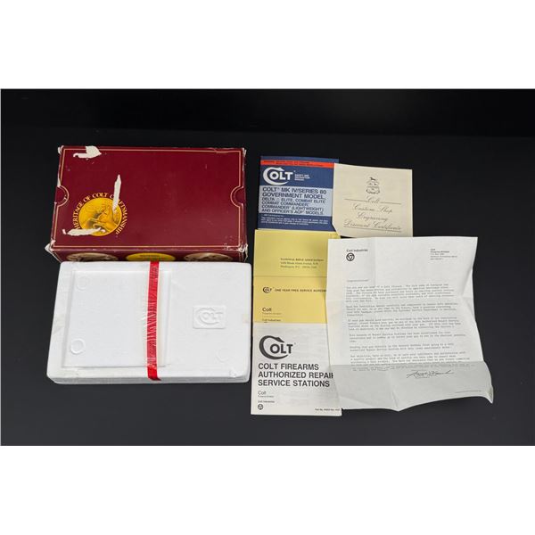 Colt MK IV Series 80 .380 Auto Pistol Box