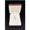 Image 2 : 14k White Gold Montana Yogo Sapphire Necklace