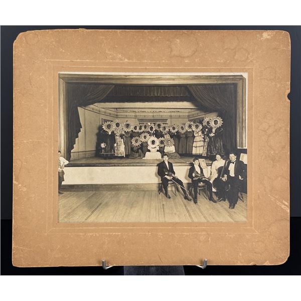 Caldwell Sunflower Minstrels Cabinet Photo