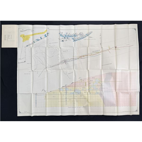 1888 Granite Mountain Mine Butte Montana Map