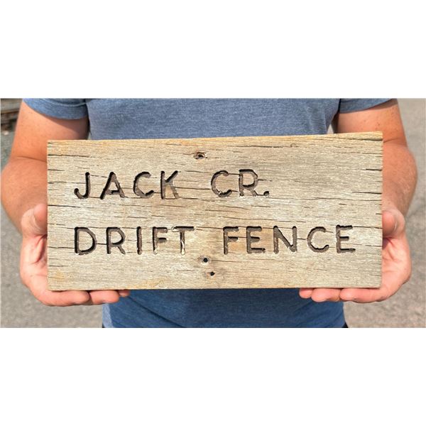 Montana USFS Forest Service Jack Creek Sign