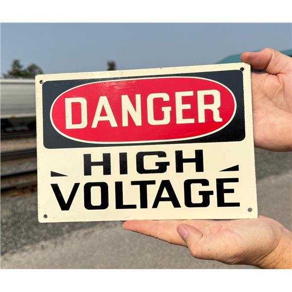 Butte Montana Mine Mining Danger Metal Sign