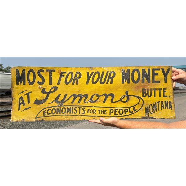Symons Dry Goods Company Butte Montana Sign