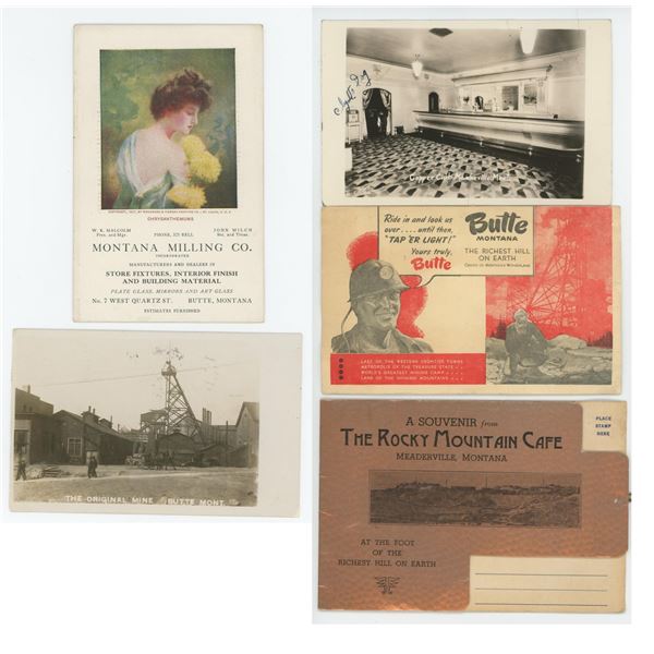 Butte Montana Souvenir Postcards and Photos