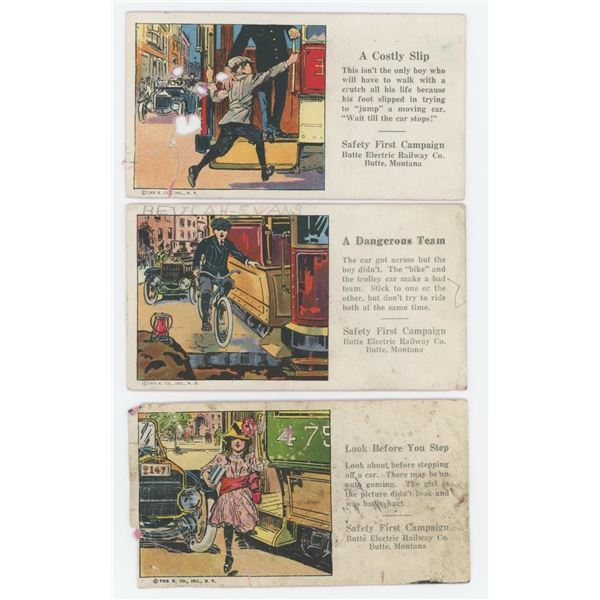 Butte Montana Electric Railway Ink Blotters