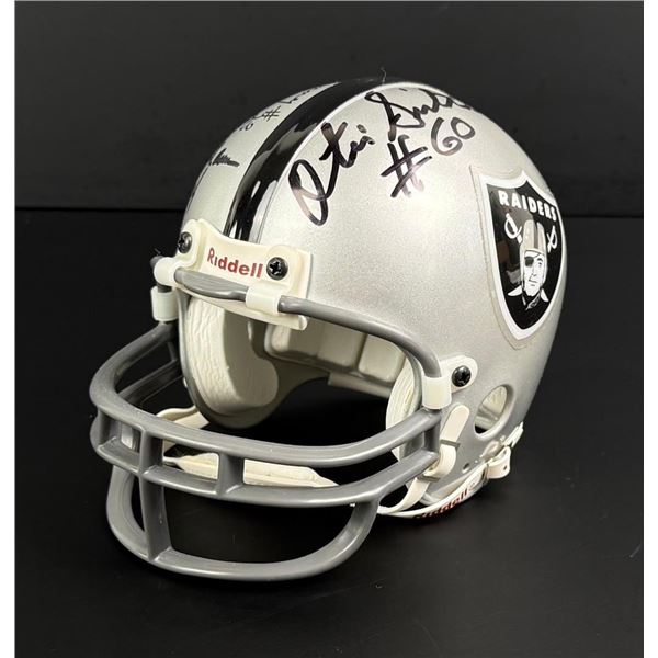 Signed Autographed Oakland Raiders Mini Helmet