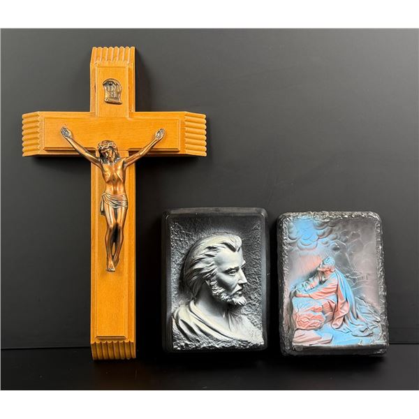 Group of Religious Jesus Wall Hangings