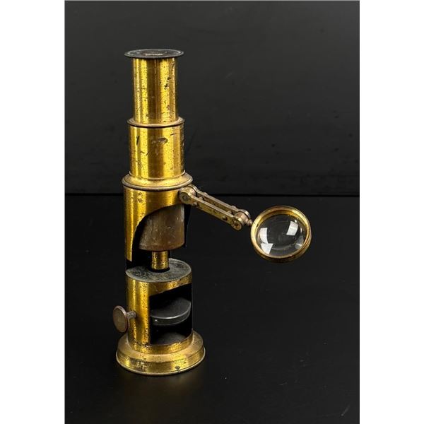 Antique Brass Field Microscope