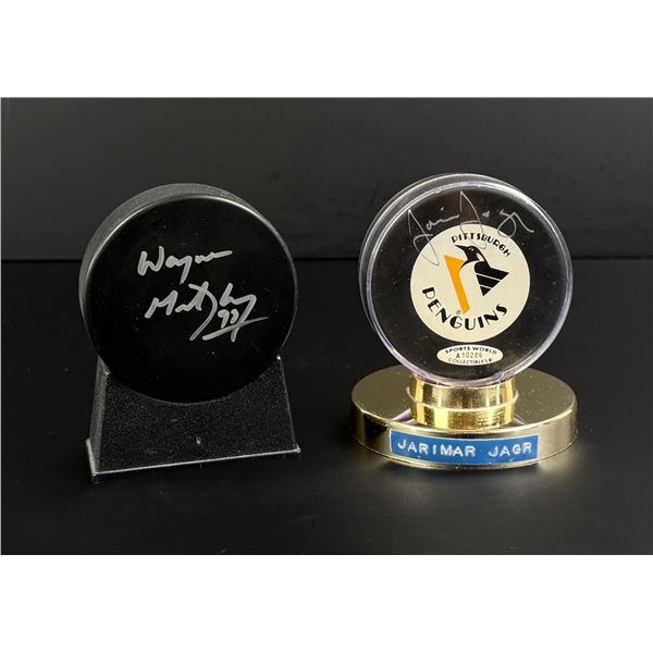 Signed Pittsburgh Penguins Hockey Pucks