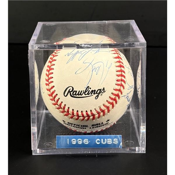 1996 Chicago Cubs Signed Autographed Baseball