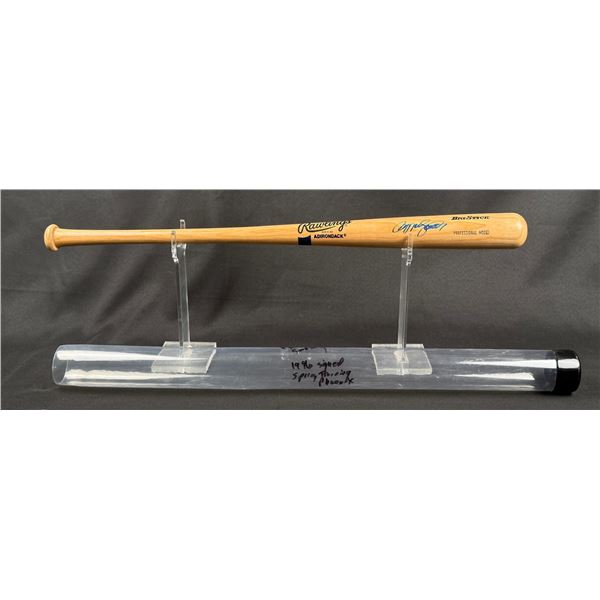 Ryne Sandberg Signed Autographed Baseball Bat