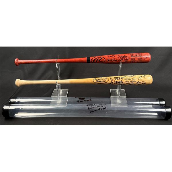 Pair of Missoula Osprey Signed Baseball Bats