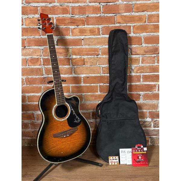 Barbara Mandrell Signed Autographed Guitar