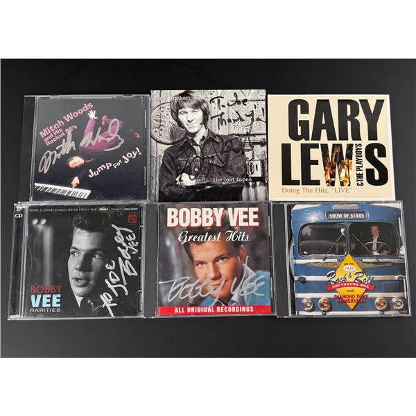 Collection of Signed Autographed Oldies CDs
