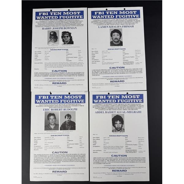 FBI Ten Most Wanted Fugitive Posters