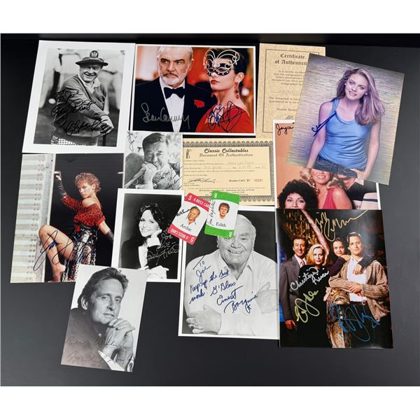 Group of Hollywood Actor Signed Photos