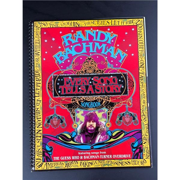 Randy Bachman Signed Autographed Songbook