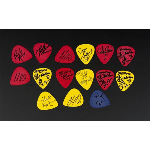 Group of Signed Shenandoah Guitar Picks