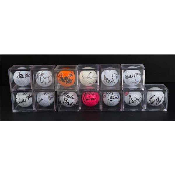 Collection of Autographed Signed Golf Balls