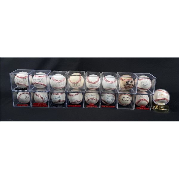 Collection of Signed Autographed Baseballs