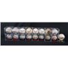 Image 1 : Collection of Signed Autographed Baseballs