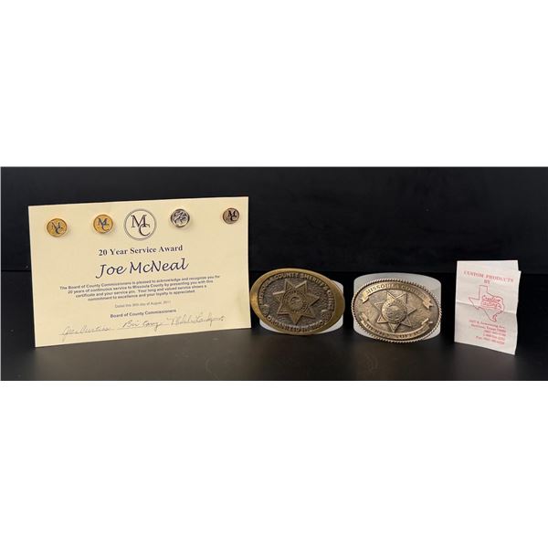 Missoula Montana County Sheriffs Belt Buckles