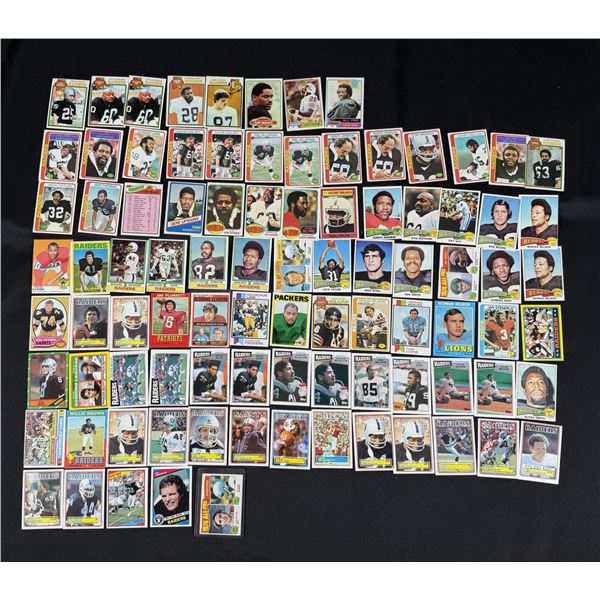 Group of 1960s to 1980s NFL Football Cards