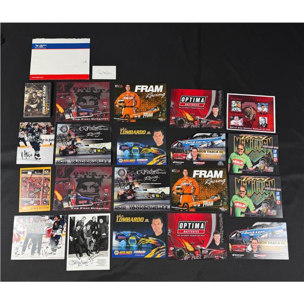 Stock Car Racing Signatures Autographs