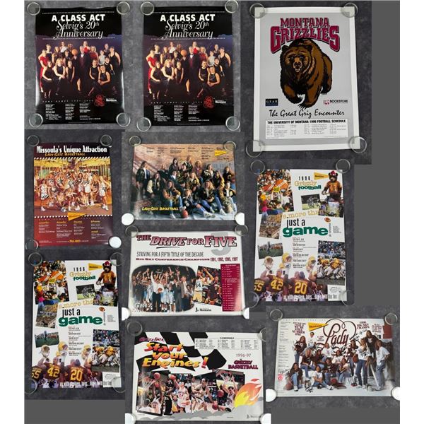 University of Montana Team Signed Posters
