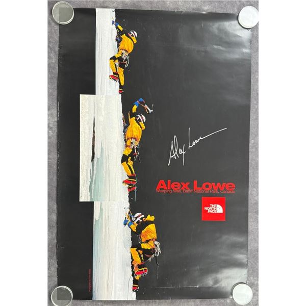 Alex Lowe Signed The North Face Poster