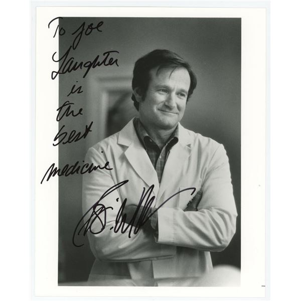 Robin Williams Signed Patch Adams Photo
