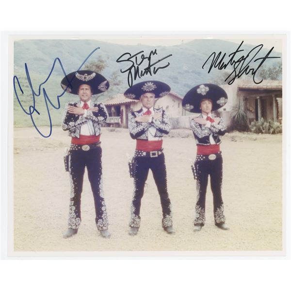 1986 Cast Signed Three Amigos Photo