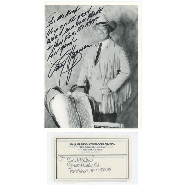 Larry Hagman Signed Photo
