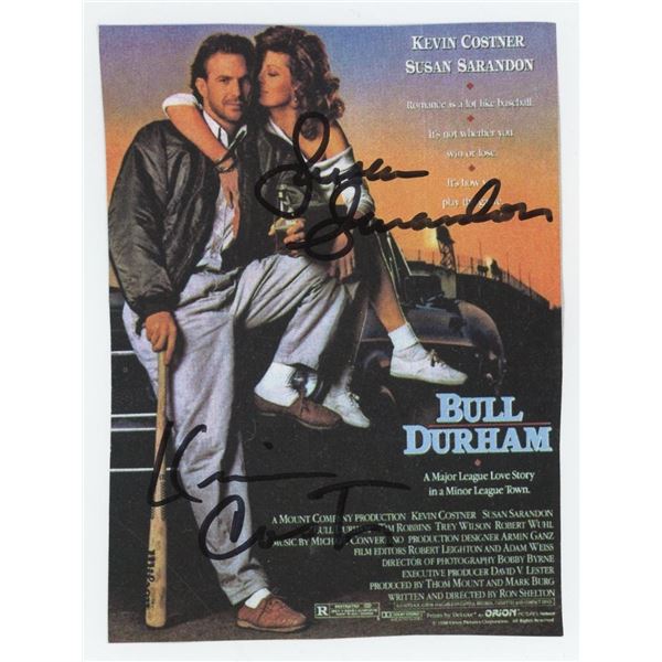 Bull Durham Kevin Costner Signed Print